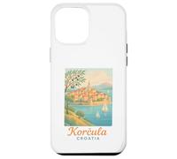 Korcula Croazia Little Dubrovnik Old Town Tourist Souvenir Custodia per iPhone 12 Pro Max