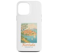 Korcula Croazia Little Dubrovnik Old Town Tourist Souvenir Custodia per iPhone 13 Pro Max