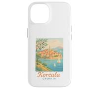 Korcula Croazia Little Dubrovnik Old Town Tourist Souvenir Custodia per iPhone 14