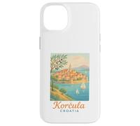 Korcula Croazia Little Dubrovnik Old Town Tourist Souvenir Custodia per iPhone 14 Plus