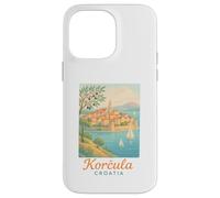 Korcula Croazia Little Dubrovnik Old Town Tourist Souvenir Custodia per iPhone 14 Pro Max