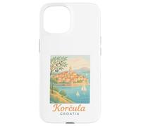Korcula Croazia Little Dubrovnik Old Town Tourist Souvenir Custodia per iPhone 15