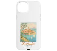 Korcula Croazia Little Dubrovnik Old Town Tourist Souvenir Custodia per iPhone 15 Plus