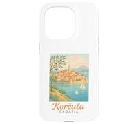 Korcula Croazia Little Dubrovnik Old Town Tourist Souvenir Custodia per iPhone 15 Pro