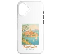 Korcula Croazia Little Dubrovnik Old Town Tourist Souvenir Custodia per iPhone 16