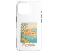 Korcula Croazia Little Dubrovnik Old Town Tourist Souvenir Custodia per iPhone 16 Pro