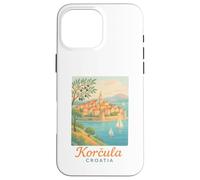 Korcula Croazia Little Dubrovnik Old Town Tourist Souvenir Custodia per iPhone 16 Pro Max