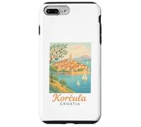 Korcula Croazia Little Dubrovnik Old Town Tourist Souvenir Custodia per iPhone 7 Plus/8 Plus
