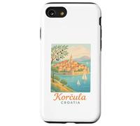 Korcula Croazia Little Dubrovnik Old Town Tourist Souvenir Custodia per iPhone SE (2020) / 7 / 8