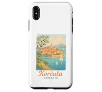 Korcula Croazia Little Dubrovnik Old Town Tourist Souvenir Custodia per iPhone XS Max