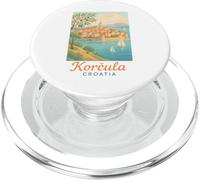 Korcula Croazia Little Dubrovnik Old Town Tourist Souvenir PopSockets PopGrip per MagSafe