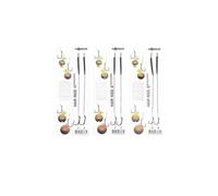 Korda Basix Hair Rigs Wide Gape 4 11,3 kg | Attrezzature per pesca alla carpa già legate | Amo spinato con manicotto anti-groviglio | Confezione da 2 | Ideale per esche inferiori o wafter