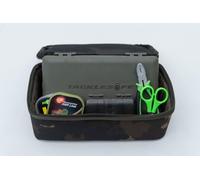 Korda - Compac 140 Tackle Pouch | Dark Kamo - Tackle Pouch 140 - Large 600D Dark Kamo Fishing Tackle Case, Semi-Rigid, Impermeabile, Doppia Zips, Compatibile con Grande Compac Pocket
