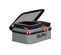 Korda Guru Fusion Ventilator Combo 3, tre scatole per esche in EVA, 100, 200 e 250, coperchi in rete traspirante, contenitore per esche fresche, impilabili, codice GLG048.