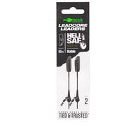 KORDA Kable Leadcore Leader Heli Safe, esca prelegata con sistema Mini Heli Safe, massima sicurezza per Chod & Heli Rigs, 50 cm, 2 pezzi