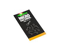 Korda Micro anello girevole medio, confezione da 10, componente versatile per pesca alla carpa, rivestimento antiriflesso in PTFE, perfetto per rig e attacchi per esche