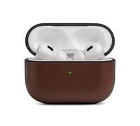 KORDIZ Leather Impact - Custodia per AirPods Pro di seconda generazione, compatibile con Airpods Pro Case di seconda generazione, in vera pelle, MagSafe, protezione completa dalle cadute, custodia per