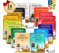 Korea Cosmetics Hydrating Moisture Essence Maschera Viso per la Cura della Pe...