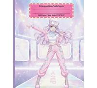 Korean Aesthetic K-POP Idol Notebook: Wide Ruled 150 Page Journal | 7.5 x 9.25" Composition Notebook for School, Notes & Teens | Cute Pastel Writing Gift for Girls & K-POP Fans