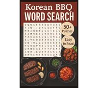 Korean BBQ Word Search Puzzle Book: Word Searches with Easy to Read Print about Korean BBQ, Food, Korean Culture and More | 6x9 inches, 110 pages | ... Gift for Vacations, Holidays and Free Times
