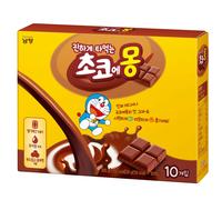 Korean CHOCO EMONG Instant Hot Cold Choco Tea Drink Powder 30g x 10T Doraemon