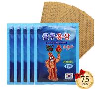 Korean Glu Red Ginseng Patch Power Strip Pain Relief Hot Pack Pad Patches Corea