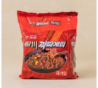 Korean Hot Instant Black Bean Sauce Noodle NONGSHIM SACHEON CHAPAGETTI set da...