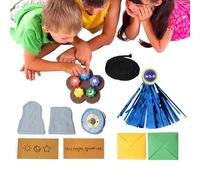 Korean Jack Stones, Korean Jack Set, coreano Jack Stone Game | Tradizionale Folk Pebbles Playset Jebichagi Hand Eye Coordination Training Toy for Family & Bambini