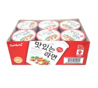 Korean NONGSHIM, PALDO, SAMYANG, OTTOGI Cup Ramen Noodle Ramyun 6pack Collection