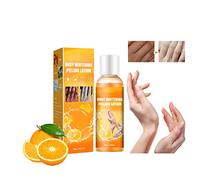 Korean Orange Peeling Lotion, Body Whitening Cream Peeling Lotion, Organic Skin Care Whitening Peel Off Lotion, Dead Skin Remover for Neck, Knees, Elbows, Armpit (1Pc, Peeling Lotion - Whitening)