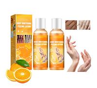 Korean Orange Peeling Lotion, Body Whitening Cream Peeling Lotion, Organic Skin Care Whitening Peel Off Lotion, Dead Skin Remover for Neck, Knees, Elbows, Armpit (2Pcs, Peeling Lotion - Whitening)