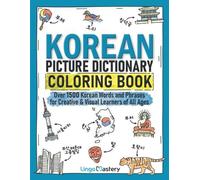 Korean Picture Dictionary Coloring Book (Tascabile) Color and Learn