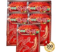 Korean Power Red Ginseng Health Pad 20 pezzi x 5 confezioni Korean Cosmetics ...