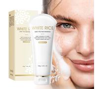 Korean Pure Rice Clay Mask to Foam Cleanser esclusivo per estratti di riso coreani per la rimozione del sebo, Pure Rice punti neri, pulizia profonda dei pori, maschera pura allumina (1 pezzo)