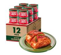 [Korean Street] Halmoni Kimchi in Scatola (160g x 12) - Kimchi Tradizionale Coreano, Senza MSG né Conservanti Artificiali, Cavolo Napa Piccante, Gusto Autentico della Nonna Coreana