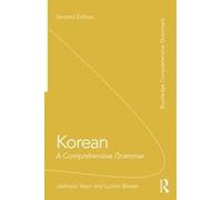 Korean (Tascabile) Routledge Comprehensive Grammars