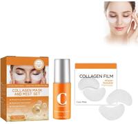 Korean Technology Soluble Collagen Film,Highprime Collagen Film & Mist Kit,Collagen Mask and Mist Set, Korea Highprime Collagen Soluble Film, Korean Soluble Collagen Film,for All Skin Types (1pcs)