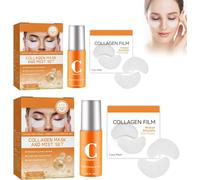 Korean Technology Soluble Collagen Film,Highprime Collagen Film & Mist Kit,Collagen Mask and Mist Set, Korea Highprime Collagen Soluble Film, Korean Soluble Collagen Film,for All Skin Types (2pcs)