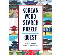 Korean Word Search Puzzle Quest: Brain Workout with Engaging Hangul Challenges large print