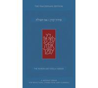 Koren Publishers Jerusalem The Koren Ani Tefilla Weekday Siddur (Tascabile)
