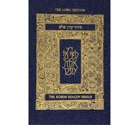 Koren Publishers Koren Shalem Siddur with Tabs, Compact, Denim (Tascabile)