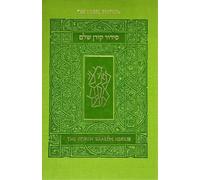 Koren Publishers Koren Shalem Siddur with Tabs, Compact, Green (Tascabile)