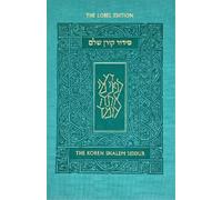 Koren Publishers Koren Shalem Siddur with Tabs, Compact, Turquoise (Tascabile)
