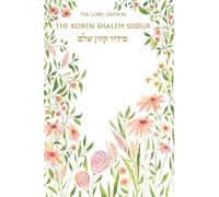 Koren Shalem Siddur With Tabs, Floral