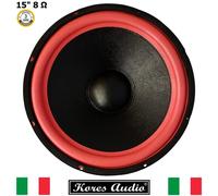 Kores Audio M-158 Woofer/Sub Sospensione Rossa 15" Pollici 38 Cm 8 Ohm 660W