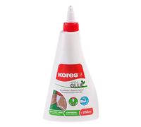 Kores - Colla Liquida PVA, Extra Forte, Sicura e Non Tossica, Lavabile con Acqua, Ideale per Adulti e Bambini, Confezione da 1 x 250 ml