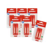 Kores - Confezione da 24 colle, barra scolastica 8 g, adatta per uso scolastico, infantile e professionale, senza solventi, non tossico, facile da lavare, ideale per l'avvio su artigianato carta