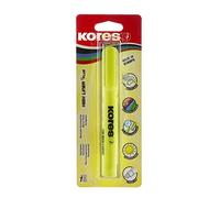 Kores - High Liner Plus: Evidenziatore a Penna Giallo Fluorescente, Punta a Scalpello con Inchiostro a Base d'Acqua, Ideali per la Scuola e per l'Ufficio, Confezione da 1