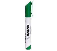 Kores - K-Marker XW1: Pennarello Verde a Punta Rotonda per Lavagna Bianca, Inchiostro Pulibile a Secco e Inodore, Ideale per la Scuola e l'Ufficio, Set di 12 Pezzi