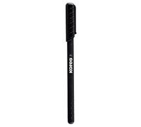 Kores - K0R-M: Penne a Sfera, Biro a Punta Media da 1 mm con Inchiostro Nero in Semi-Gel, Forma Triangolare Ergonomica, Confezione da 12